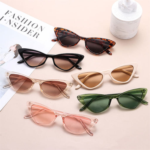Small Frame Vintage Sunglasses - HANBUN