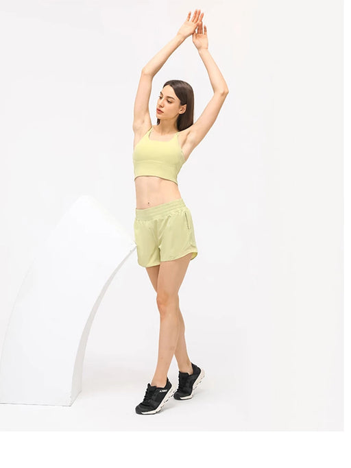 Tummy Control Yoga Shorts for Women - HANBUN