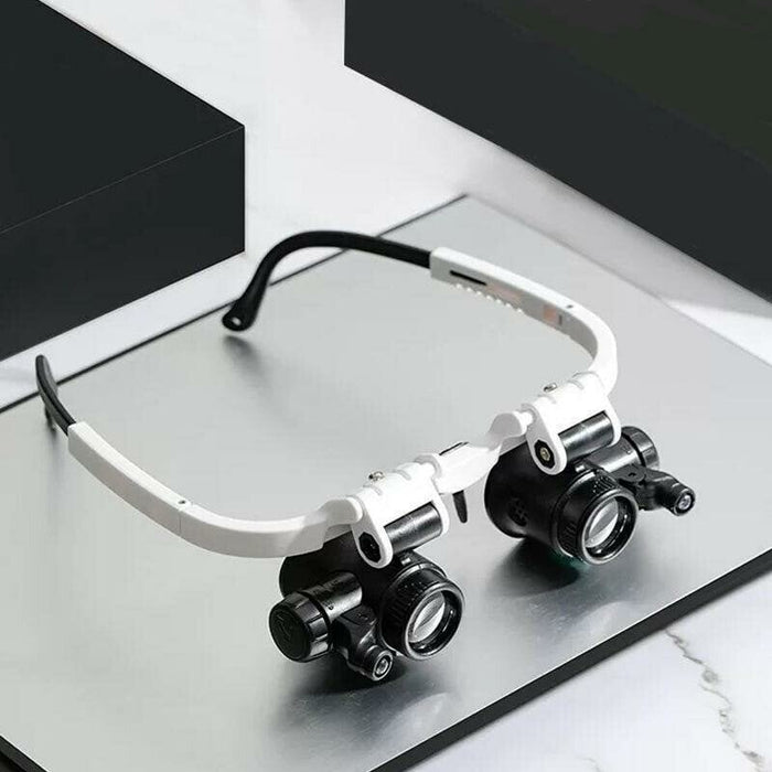 LED Glasses Magnifier 8x 15x 23x(🔥Hot sale 🔥48% OFF) - HANBUN