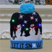 🎁2022 Early Christmas Sale - Christmas LED Light Knitted Beanies - HANBUN