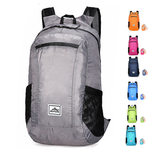 Backpack Lightweight Folding Waterproof Backpack Ultralight Outdoor Bag - HANBUN