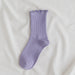 Women's Mid Tube Pile Cotton Socks - HANBUN