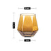 Wine Glass Hexagonal Diamond Cup Glass Heat-resistant Glass Cafe - HANBUN
