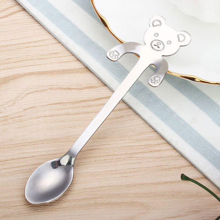 Panda Kitten Stirring Milkshake Spoon Tableware - HANBUN