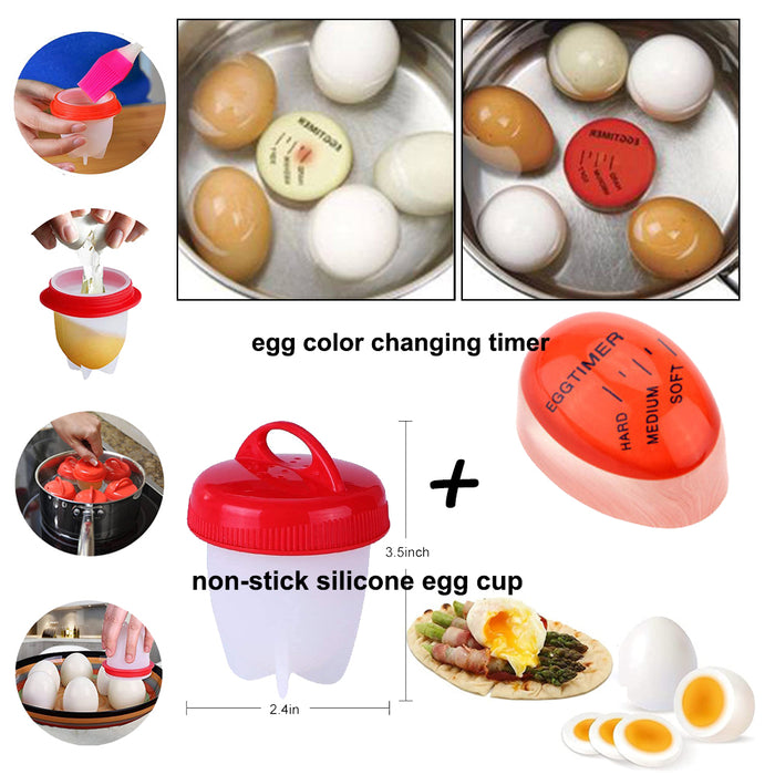 Silicone Egg Cooker Non-Stick Pan - HANBUN