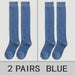 2 Pairs of Cotton Over-the-knee Socks - HANBUN