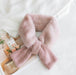 Solid Color Warm Thickened Knitted Scarf - HANBUN
