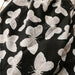 Black Butterfly Pattern Tassel Scarf - HANBUN