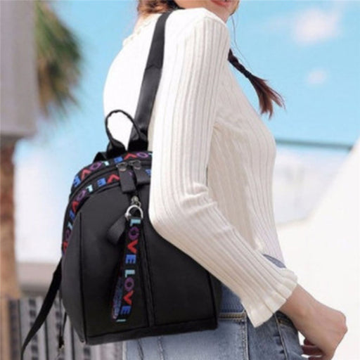 Mini Backpack Oxford Shoulder Bag Cell Phone Bag - HANBUN