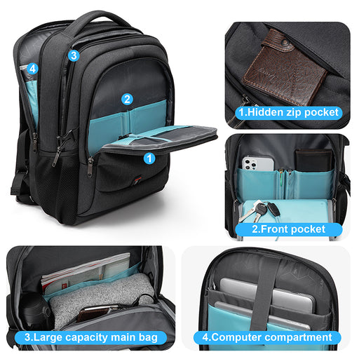 Business Backpack Men's Travel Computer Backpack - HANBUN