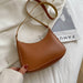 Shoulder Bag Underarm Bag Female Handbag Solid Color - HANBUN