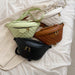 Chest Bag PU Leather Satchel Brand Waist Bag Travel Belt Bag - HANBUN