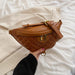 Chest Bag PU Leather Satchel Brand Waist Bag Travel Belt Bag - HANBUN