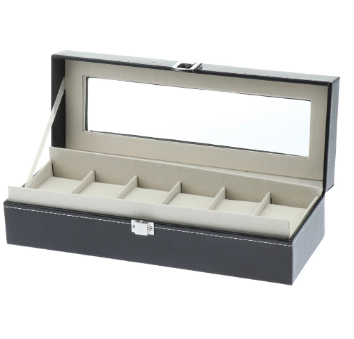 🎁Watch storage box with watch glass cover