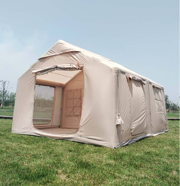 خيمة تخييم قابلة للنفخ قابلة للنفخ في الهواء الطلق  13.86㎡