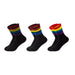 3 Pairs/set of Rainbow Casual Socks - HANBUN