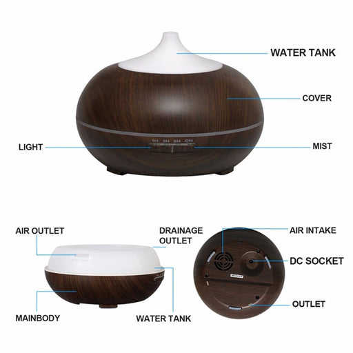 Aromatherapy Oil Diffuser Air Humidifier - HANBUN