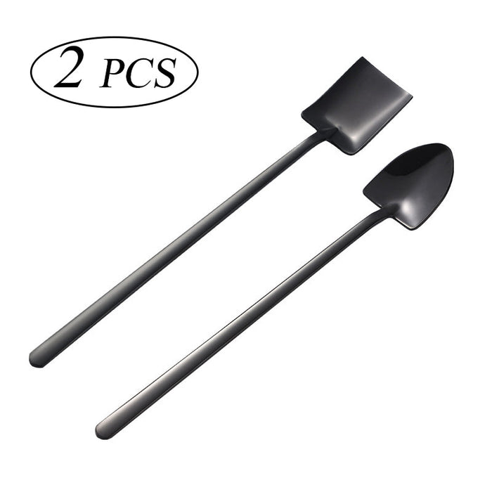 Stainless Steel Coffee Spoon With Long Handle - HANBUN