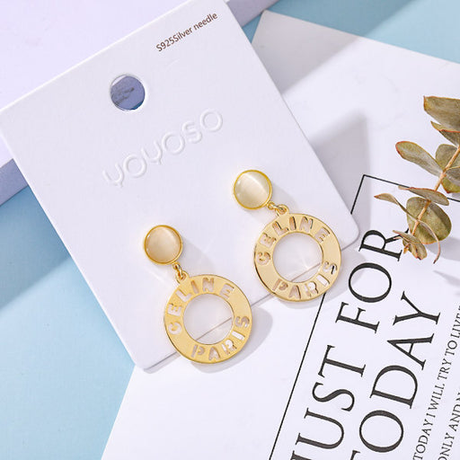 【Clearance】YOYOSO Shell Fashion Double Five Star Earrings YYS817 - HANBUN