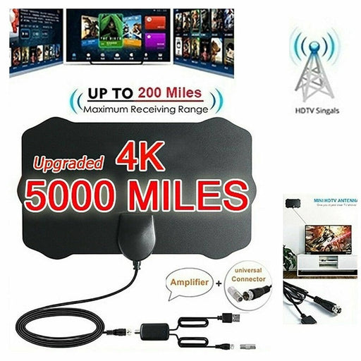 HDTV cable antenna 4K (5G chip, 🌎 can be used worldwide) - HANBUN