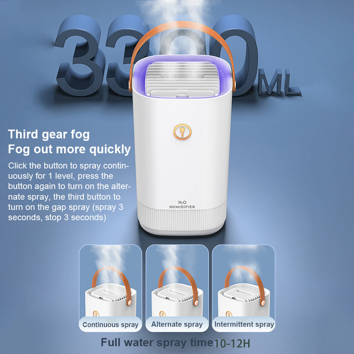 Air Humidifier Double Nozzle With Color - HANBUN