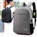 Backpack USB Computer Bag Multifunction Backpack Luminous Schoolbag - HANBUN
