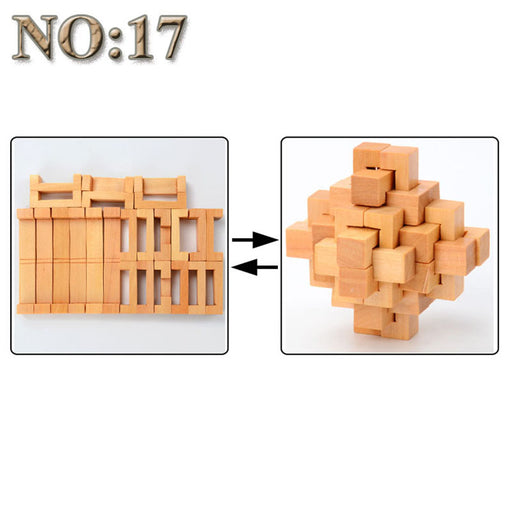 Unique Wooden Puzzle - HANBUN