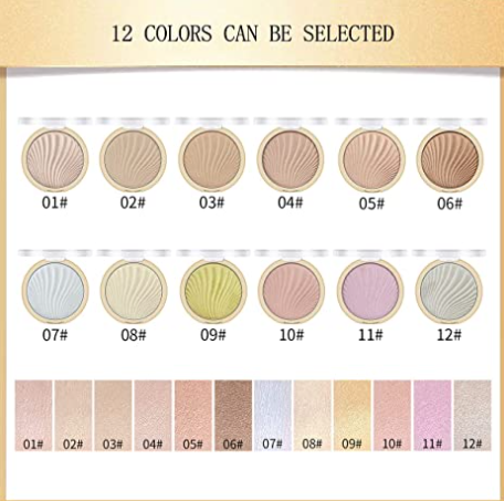 12-color highlighter palette