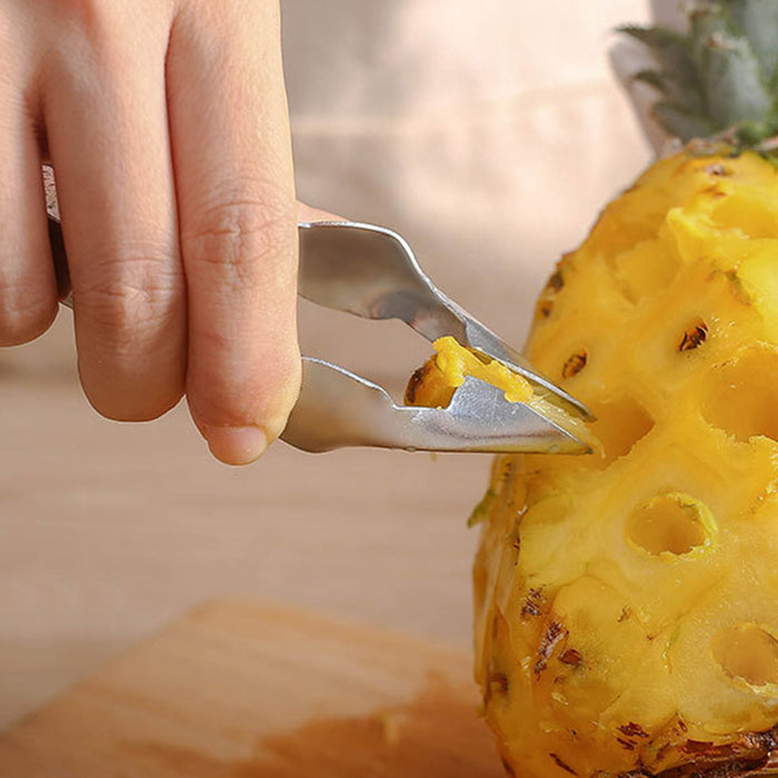 Peeler 4 Pieces / Set of Pineapple Sugar Cane Knife Cutter Fruit Salad Tools - HANBUN
