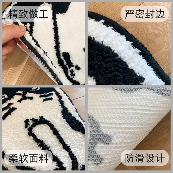 Cat Shape Soft Rug Door Mat Anti-slip - HANBUN