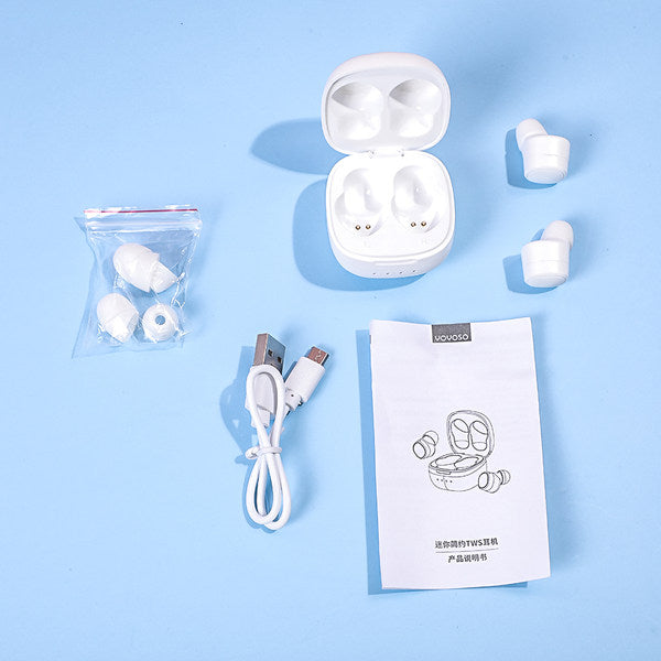 【Clearance】YOYOSO Mini Simple Style TWS Bluetooth Earphone - White YYS880 - HANBUN