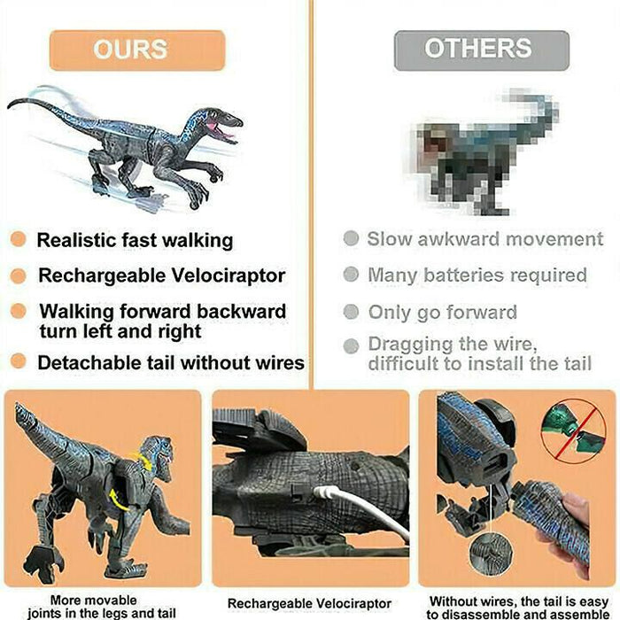 LAST DAY 50% OFF - Remote Control Dinosaur Toys - HANBUN