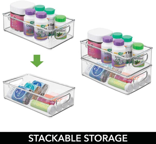 Small Plastic Bathroom Storage Box - HANBUN