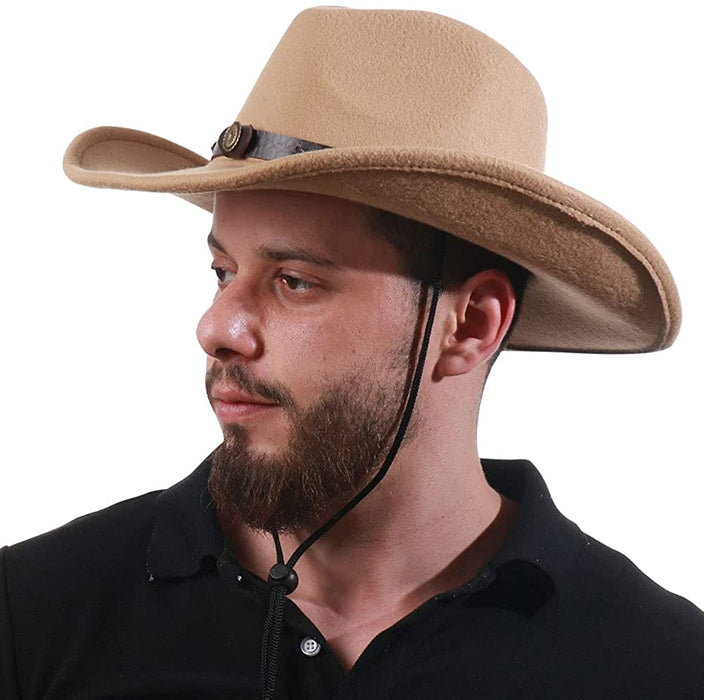 Western Cowboy Hat for Men Women - HANBUN