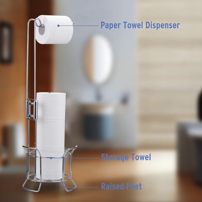 Bath Toilet Paper Holder Stand - HANBUN