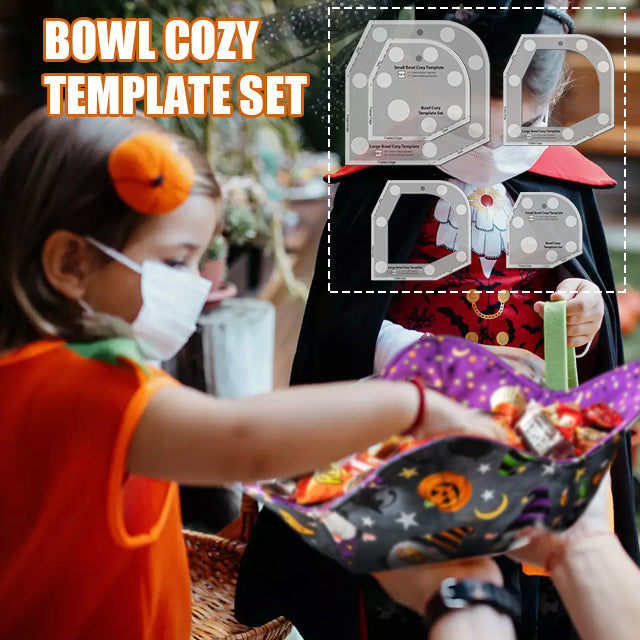 Halloween Candy Bowl Sewing Template Cutting Ruler (With Instructions) - HANBUN