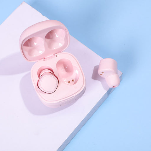 【Clearance】YOYOSO Mini Simple Style TWS Bluetooth Earphone - Pink YYS881 - HANBUN