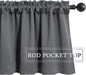 Blackout Curtains Bedroom 42 X 18 Inches - HANBUN