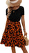 Women'S Floral Print A-Line Dress - HANBUN