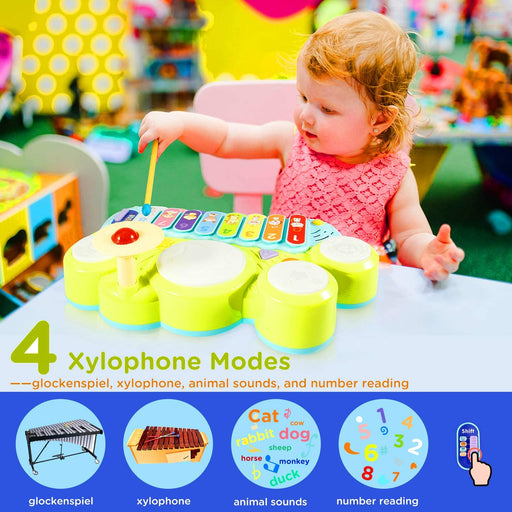Xylophone Table Music Toys for Kids - HANBUN