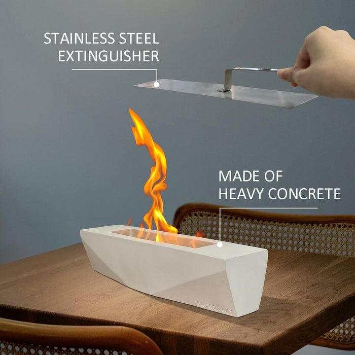 Tabletop Fireplace Portable Table - HANBUN