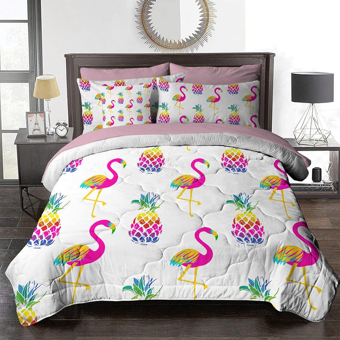 Bag flamingo bedding set