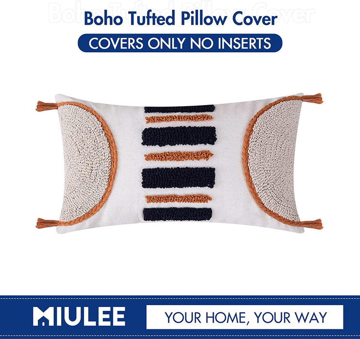 Boho Throw Pillow 12x20 Inches - HANBUN