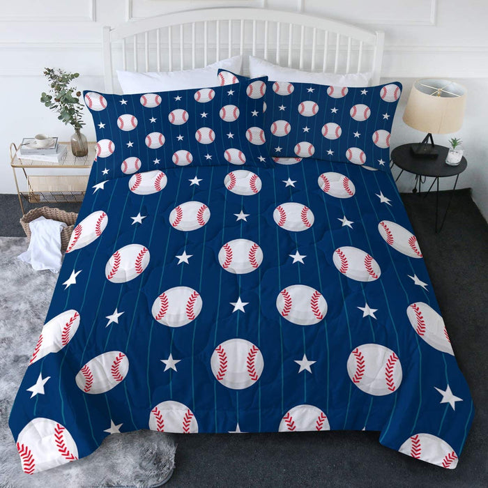 Boys' baseball bedding set