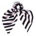 Striped Bow Tassel Hair Accessories - HANBUN