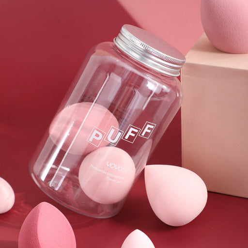 【Clearance】YOYOSO Soft Hydrophilic PolyurethaneElastic Puff Set-Strawberry Pink - HANBUN