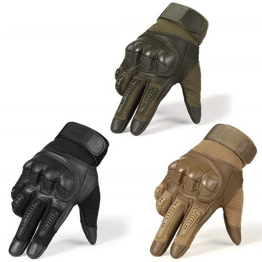 Touch Screen Hard Knuckle Tactical Gloves - HANBUN