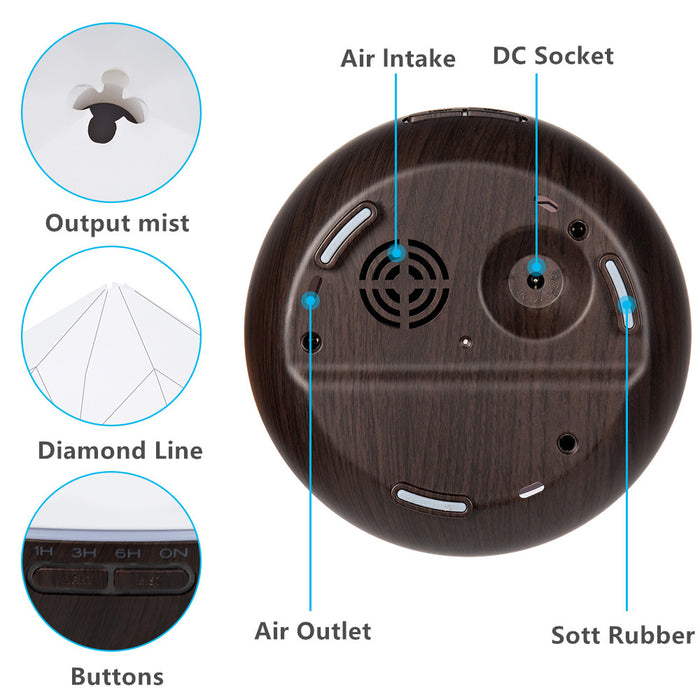 Air Humidifier Essential Oil Diffuser Home - HANBUN
