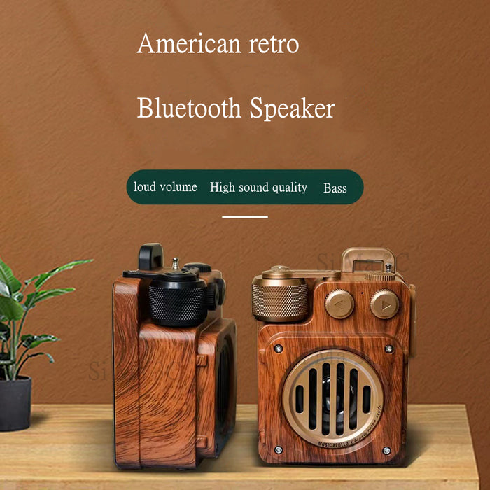 American Retro Wireless Bluetooth Speaker - HANBUN