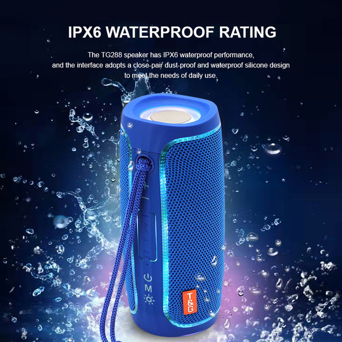 Waterproof Portable Column Super Bass Stereo Subwoofer - HANBUN
